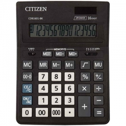 Калькулятор  CITIZEN 16 разрядов  СDВ- 1601 200*157*35