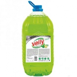 Средство для мытья посуды Velly light зеленое яблоко 5 кг, арт. 125469