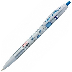 Ручка шариковая автоматическая, синий стержень, PASSION, Flair , арт.964F, Индия