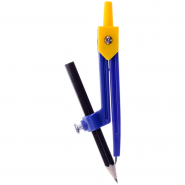Циркуль ArtSpace пластиковый, с карандашом, 110мм, ПВХ чехол, арт. CMP_5390