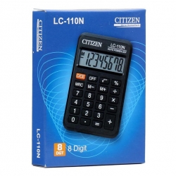 Калькулятор  CITIZEN 8 разрядов  LC 110NCFS карманный