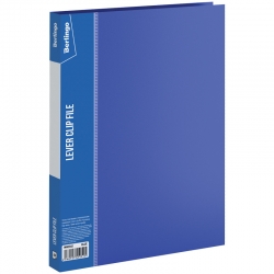 Папка с боковым прижимом  Berlingo Standard, 17мм, 700мкм, синяя, арт. ММ 2340
