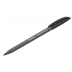 Ручка шариковая  Berlingo Triangle Silver черная 1,0мм, арт. СВр_10791